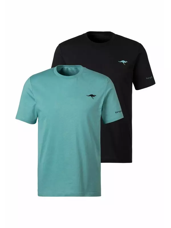 Рубашка KangaROOS, цвет Petrol/Black