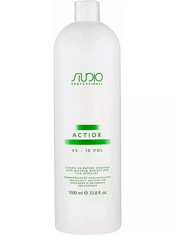 KAPOUS Эмульсия окислительная кремообразная с экстрактом женьшеня и рисовыми протеинами 3% / ActiOx 1000 мл