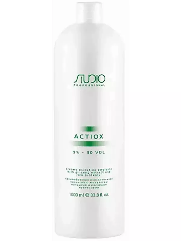 KAPOUS Эмульсия окислительная кремообразная с экстрактом женьшеня и рисовыми протеинами 9% / ActiOx 1000 мл