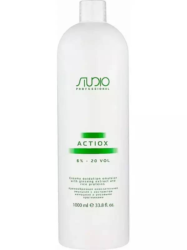 KAPOUS Эмульсия окислительная кремообразная с экстрактом женьшеня и рисовыми протеинами 6% / ActiOx 1000 мл