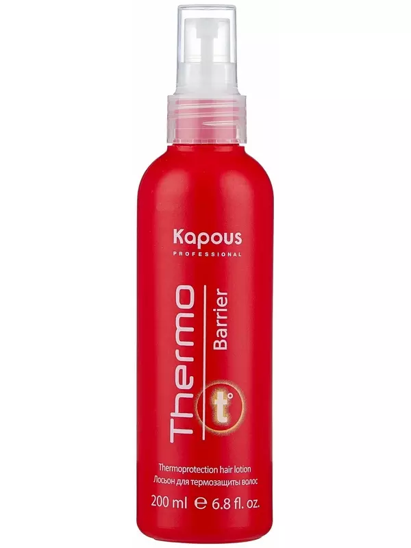 Kapous лосьон для термозащиты волос Thermo Barrier, средняя фиксация, 200 мл, 1 шт.