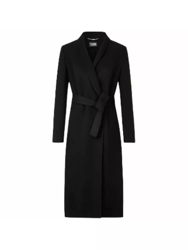 KARL LAGERFELD / Karl Lagerfeld Jeans Пальто KARL LAGERFELD FW24 женское черное, Black