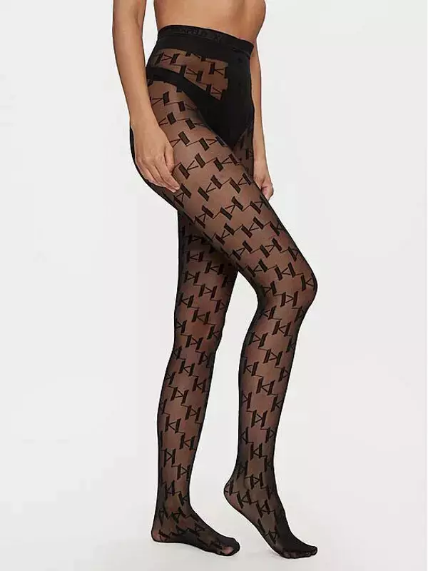 Женские колготки Karl Lagerfeld, черный