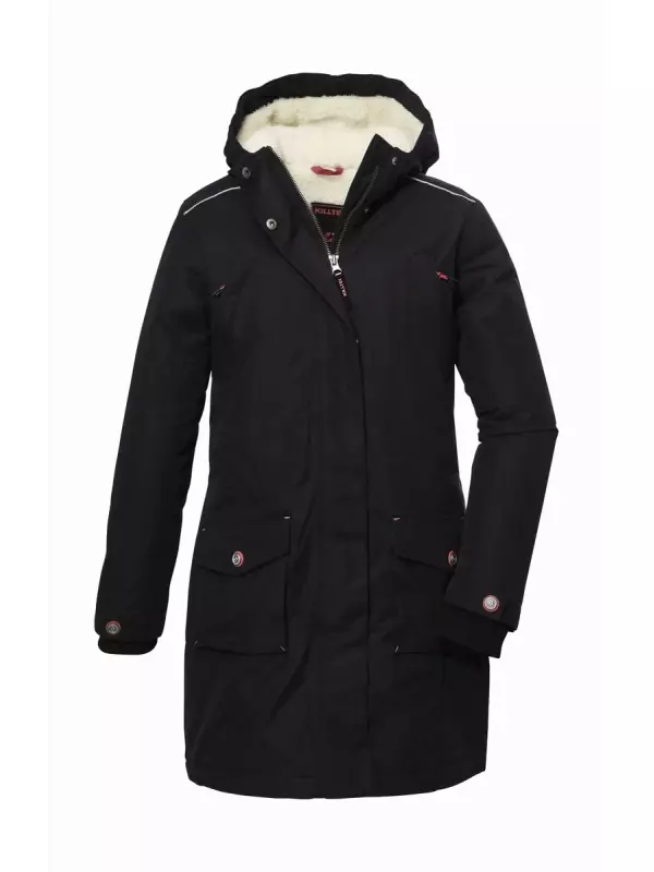 Функциональное пальто Killtec KOW 142 GRLS CT, черный