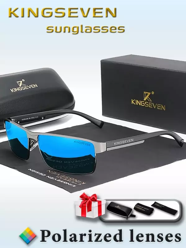 Солнцезащитные очки KINGSEVEN, синий