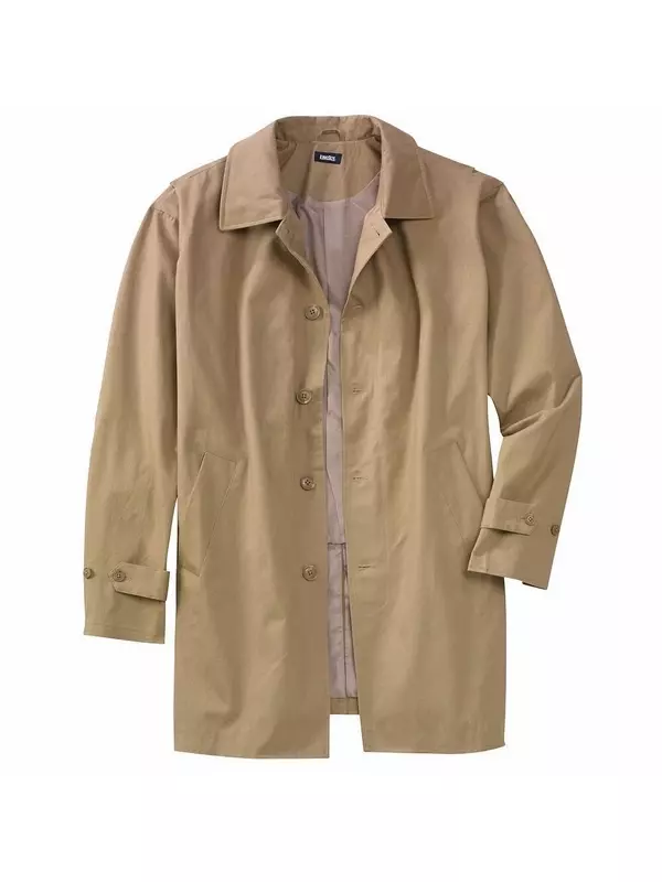Большой и высокий мужской водостойкий тренч Kingsize KingSize, цвет Khaki