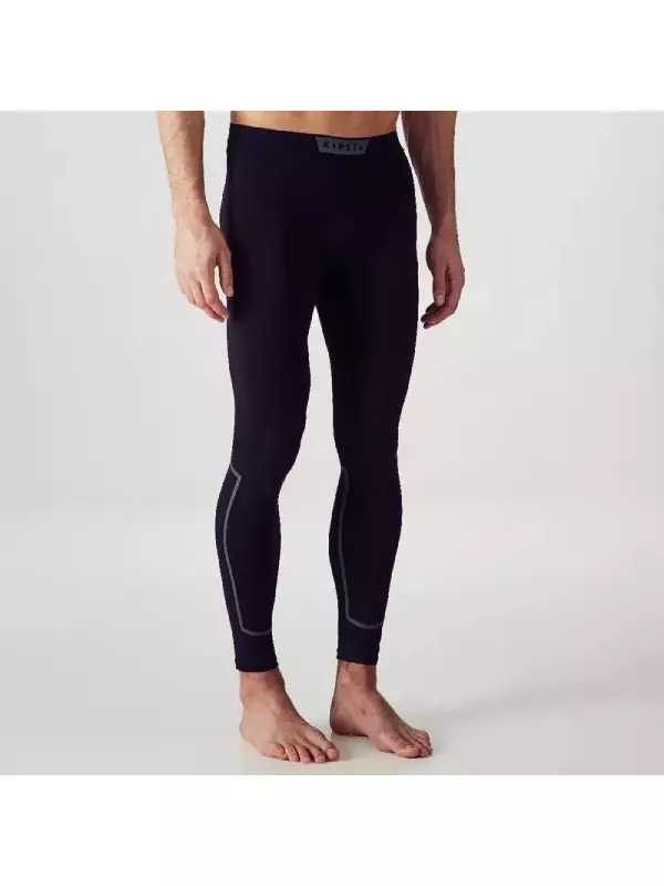 Термоколготки для взрослых Keepconfort 100 - черные Kipsta
