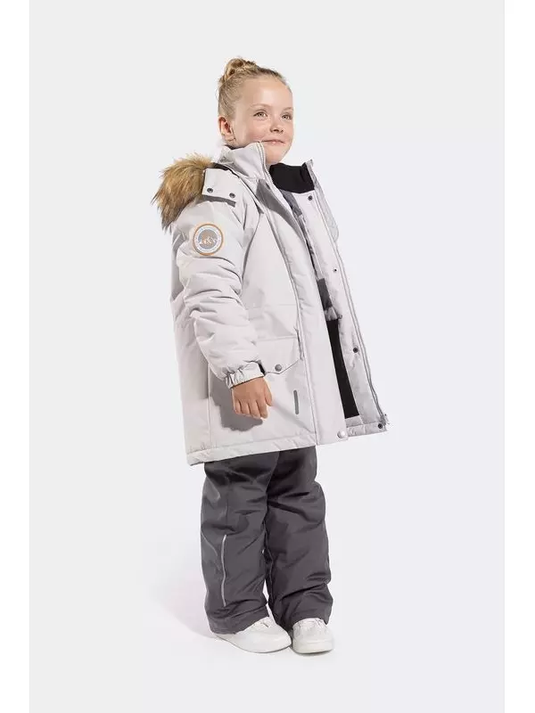 Парка утепленная с накладными карманами Kisu