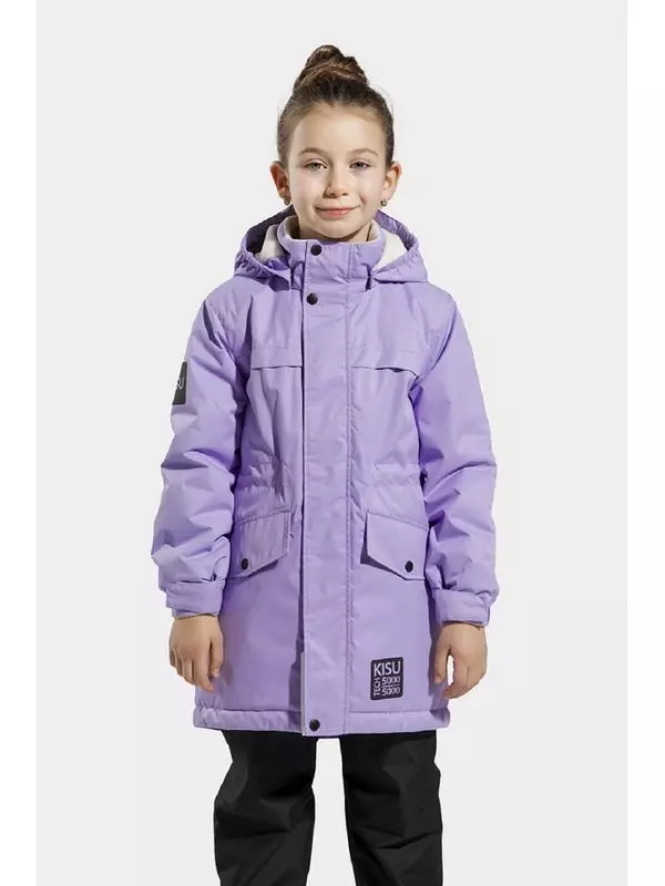 Парка с капюшоном и карманами Kisu