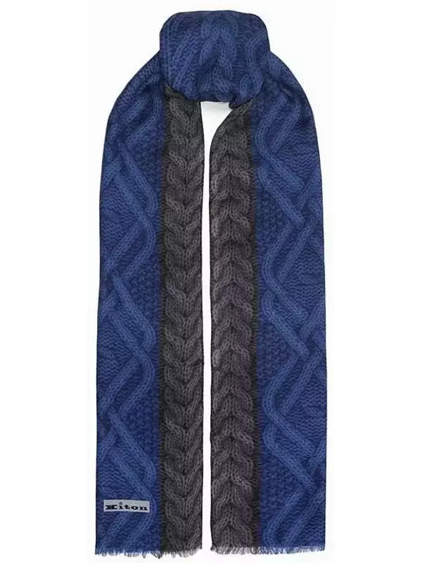 Шарф из шерсти и кашемира Kiton