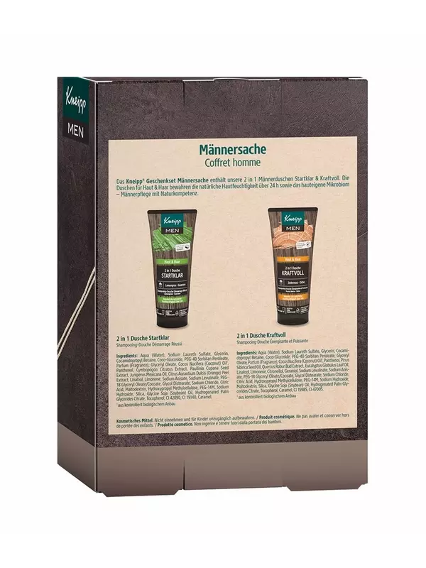 Набор для ухода за телом Kneipp Geschenkset Männersache, 1 шт.
