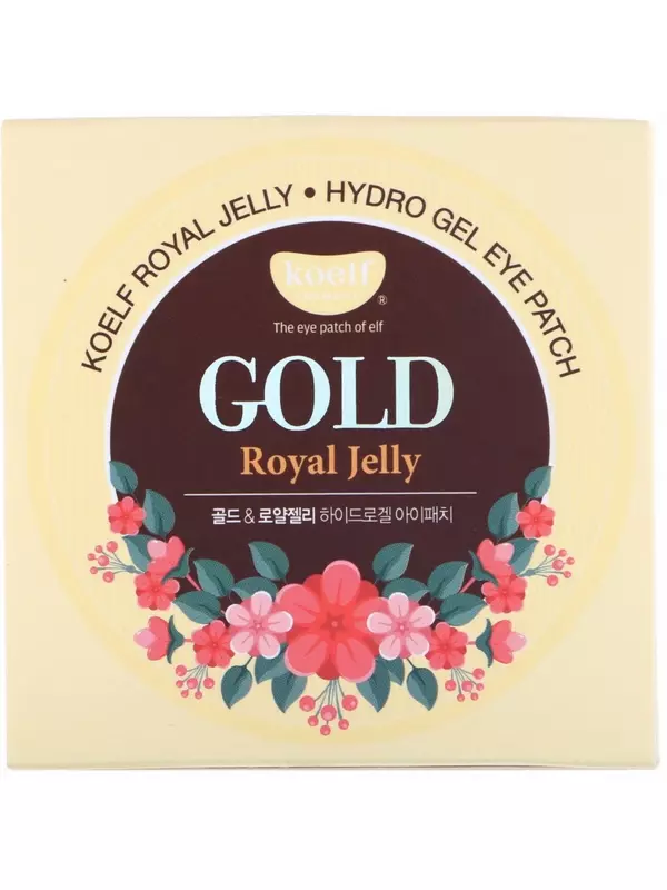 Koelf, Патчи для глаз Gold Royal Jelly Hydro Gel, 60 патчей