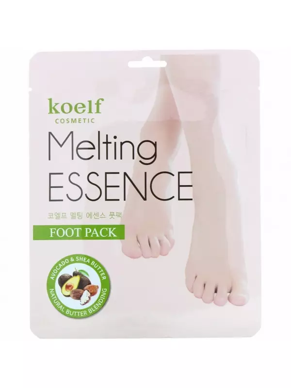 Koelf, Melting Essence Foot Pack, маска для ног, 10 пар