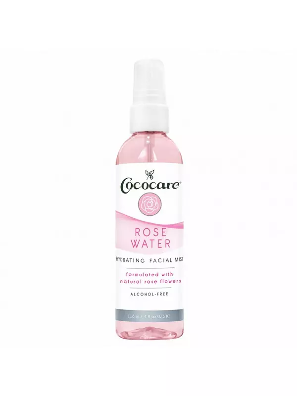 Cococare, Rose Water, Hydrating Facial Mist, Alcohol-Free, 4 fl oz (118 ml)