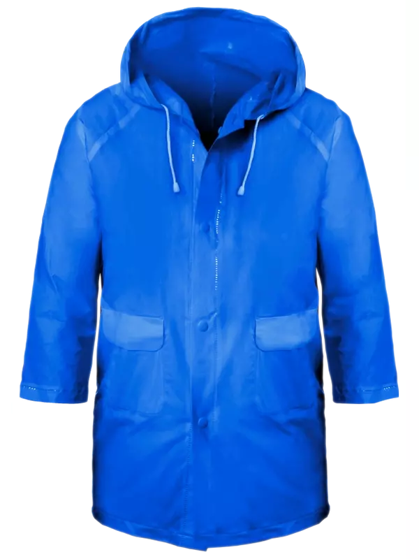 Плащ-дождевик Komfi Базовая коллекция, размер 128-140, синий