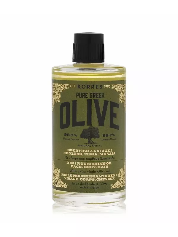 Масло для тела KORRES Pure Greek Olive Nährendes 3In1 Öl, 100 ml