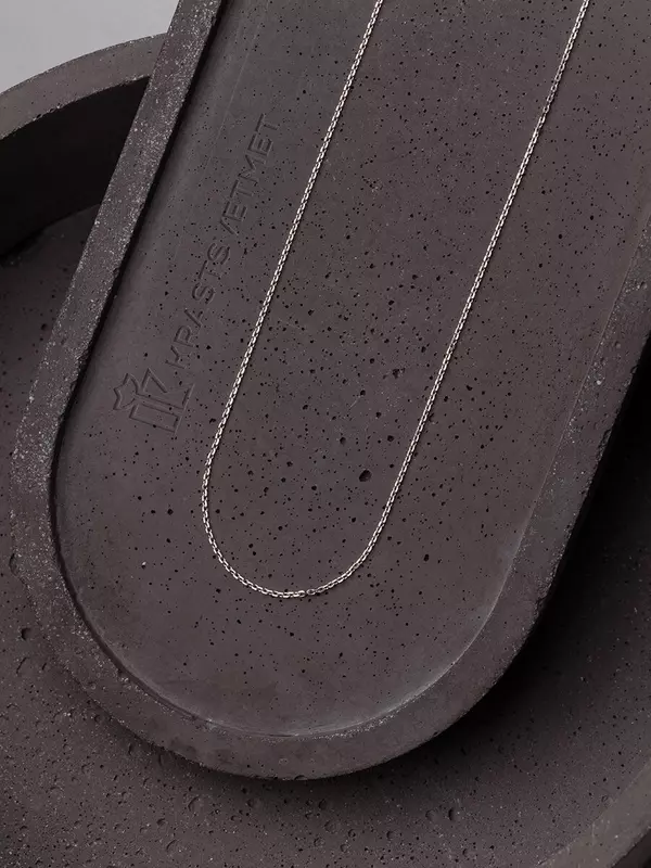 Цепь Krastsvetmet, платина, 950 проба, длина 65 см, средний вес 4.78 г, , серебристый