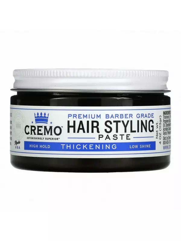 Cremo, Премиальная паста для укладки волос, для густоты волос, 113 г (4 унции)