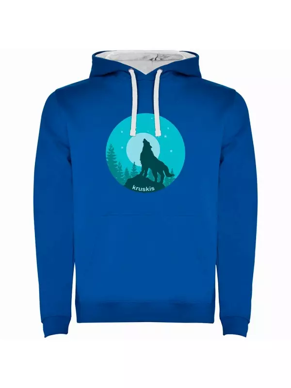 Худи Kruskis Wolf Night, синий