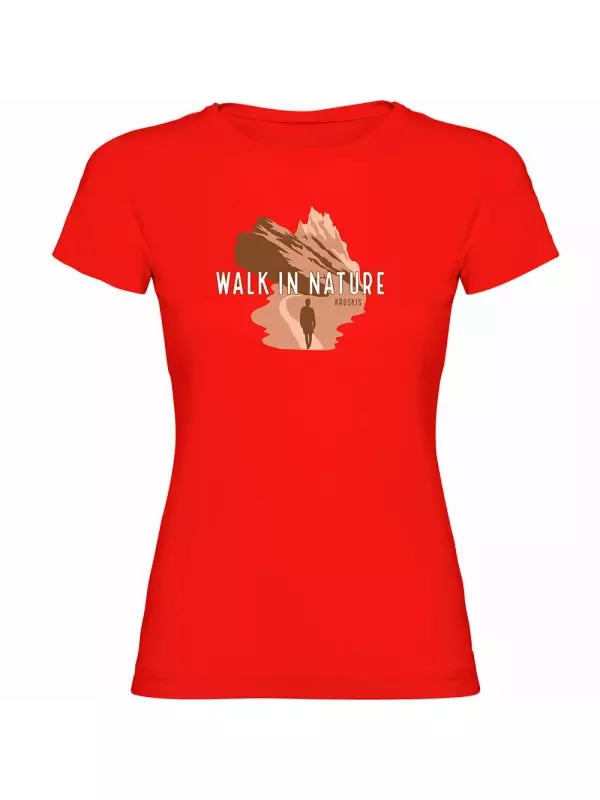 Футболка Kruskis Walk In Nature, красный