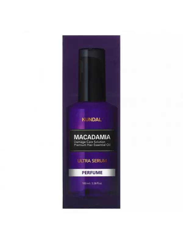 Kundal, Macadamia, сыворотка для волос Ultra, духи, 100 мл (3,38 жидк. Унции) (Товар снят с продажи)