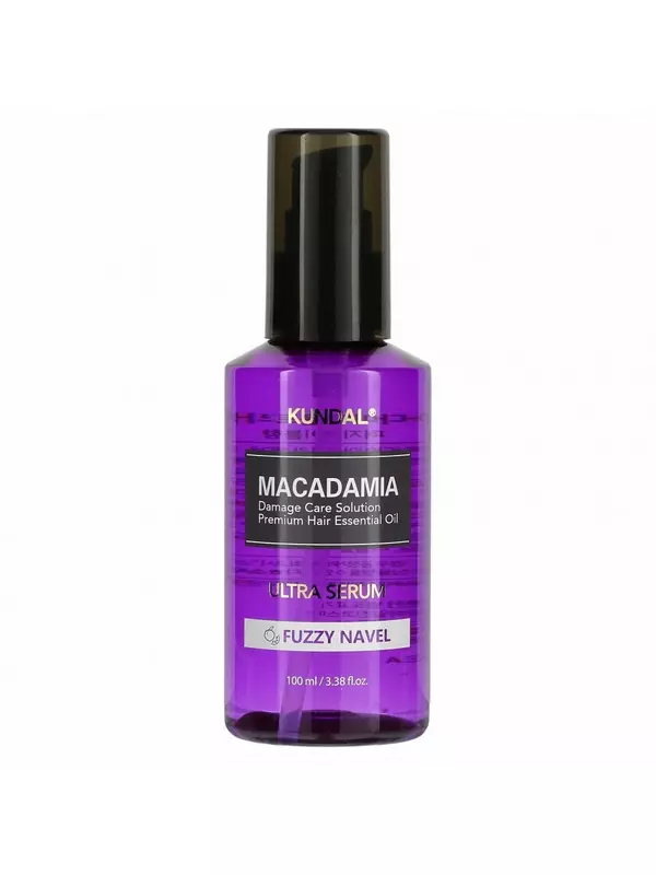 Kundal, Macadamia, сыворотка для волос Ultra, пушистый пупок, 100 мл (3,38 жидк. Унции)