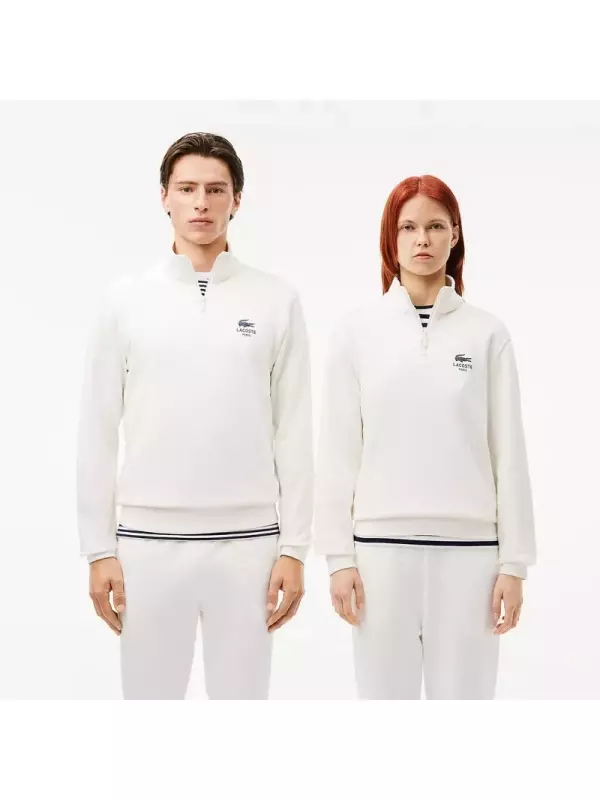 Свитшот Lacoste Unisex с застежкой-молнией с высоким воротом