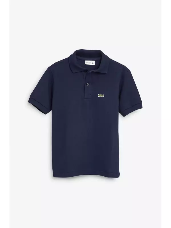 Детская классическая рубашка-поло Lacoste, синий