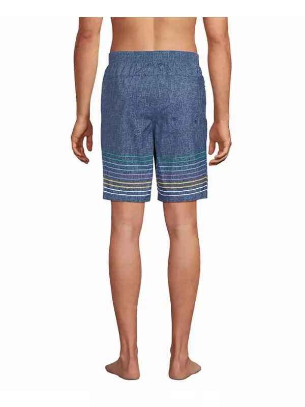 Мужские плавки Volley Hydroliner, длина 9 Lands' End, синий