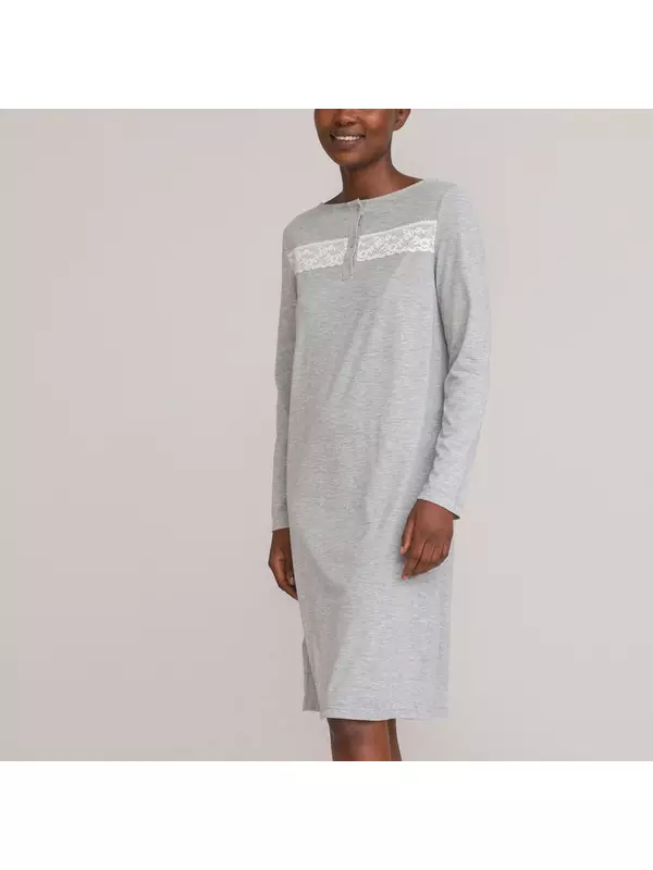 Ночная сорочка с длинными рукавами