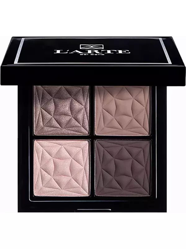 LARTE DEL BELLO Палетка теней, 02 коричневый баклажан / Quadro Eleganto daily smoky 8 гр
