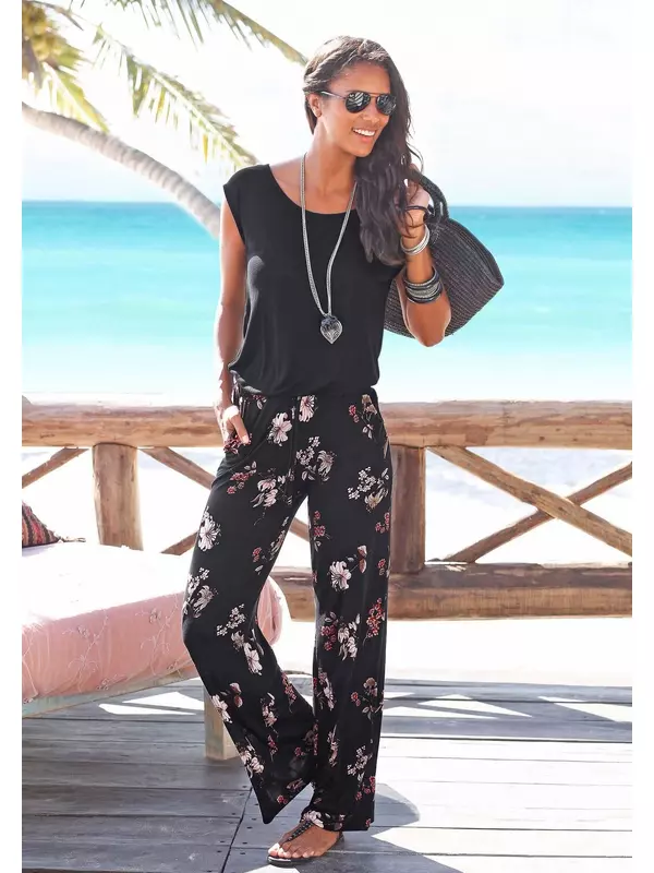 Комбинезон LASCANA, цвет bedruckt