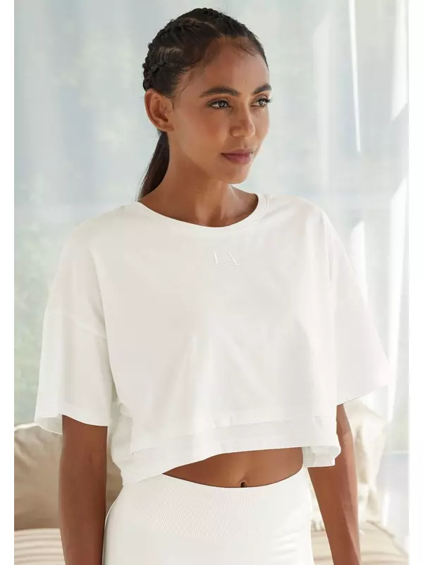 Рубашка LASCANA, белый