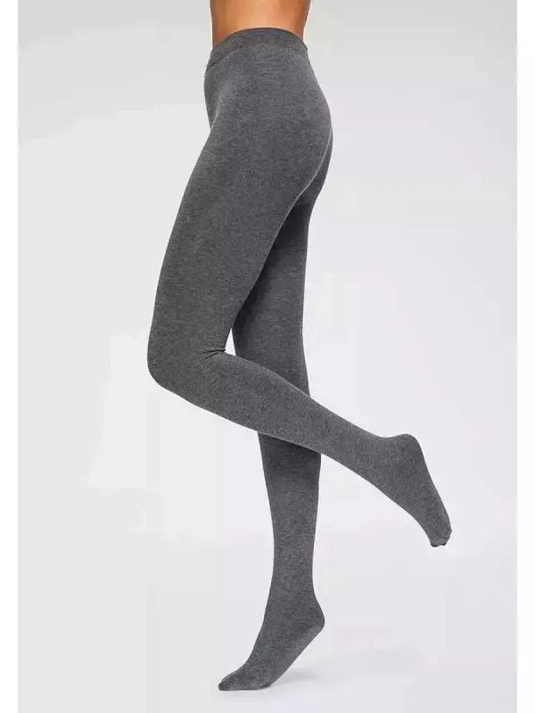 Термоколготки Lavana (2 шт.), с начесом внутри, антрацит
