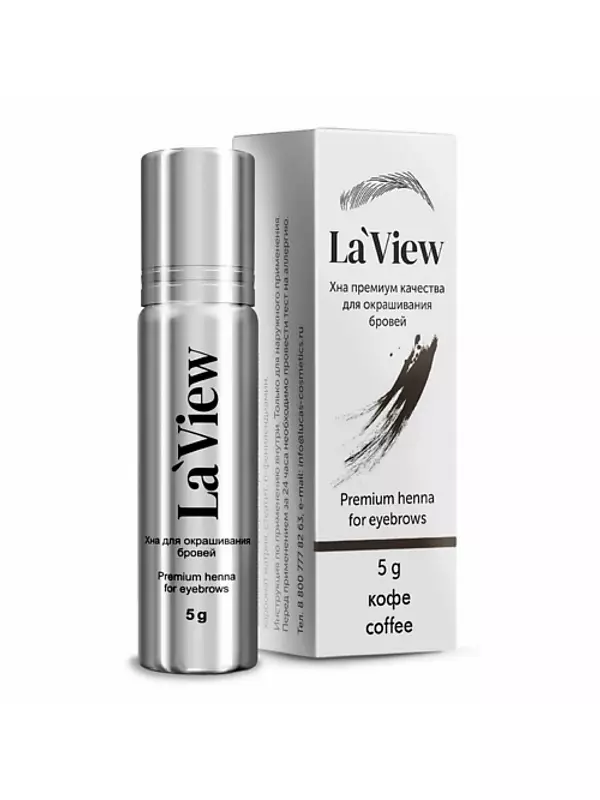 LAVIEW Хна для окрашивания бровей и ресниц