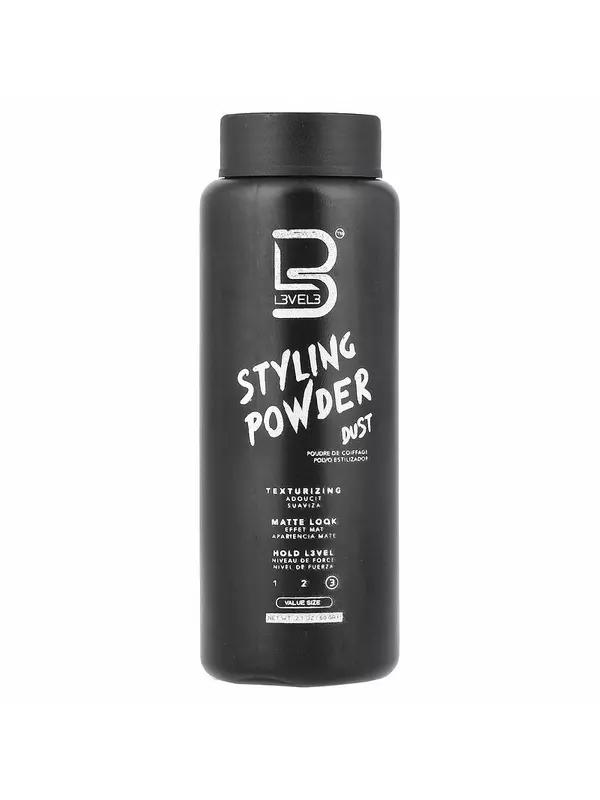 Level 3, Пудра для укладки, пыль, 60 г (2,1 унции)