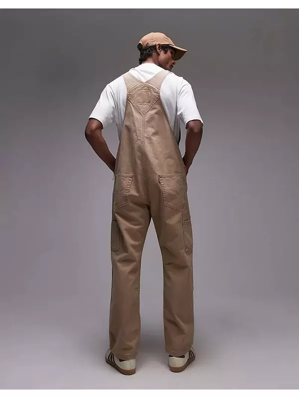 Бежевый брезентовый комбинезон Levi's Workwear