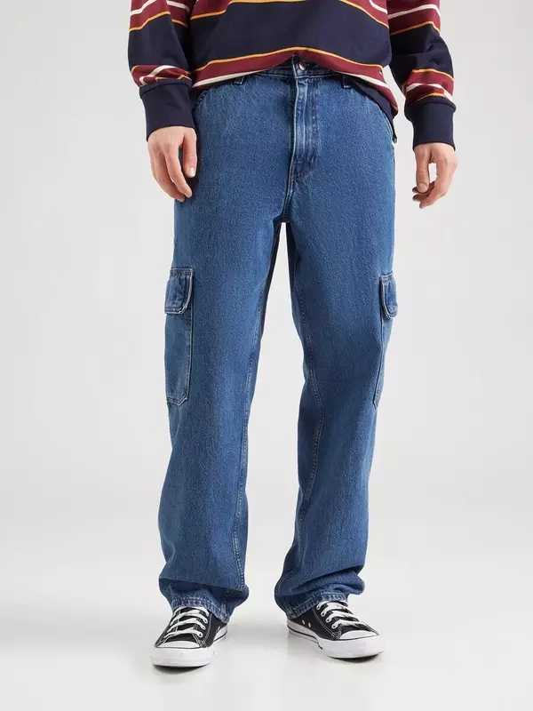 Джинсы карго свободного кроя LEVI'S 568, синий