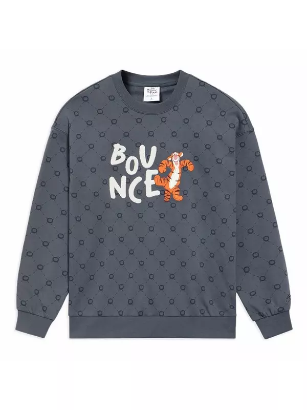 Спортивная толстовка Li-Ning x Disney Graphic Sweatshirt 'Storm Grey' AWDS557-3, серый