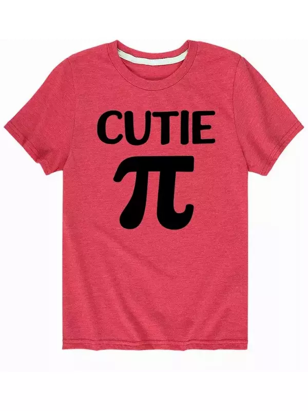 Футболка Cutie Pi Day для мальчиков 8–20 лет Licensed Character, красный