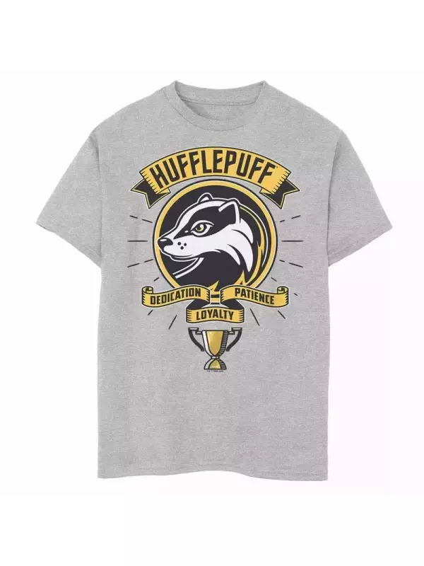 Футболка с рисунком «Гарри Поттер» и нашивкой «Хаффлпафф» для мальчиков 8–20 лет Licensed Character