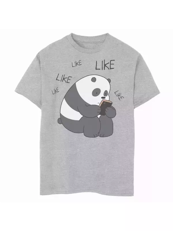 Футболка с рисунком Cartoon Network We Bare Bears Like Like для мальчиков 8–20 лет Licensed Character