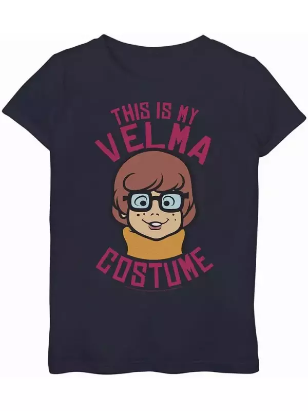 Футболка с рисунком Скуби-Ду для девочек 7–16 лет «Это мой костюм Велмы» на Хэллоуин Licensed Character