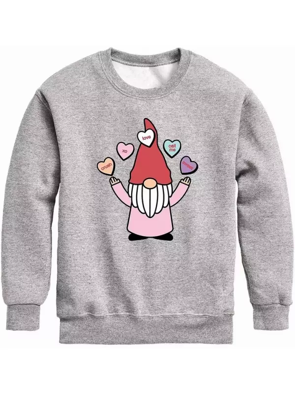 Флисовый свитшот с рисунком «Гномы и сердечки» для мальчиков 8–20 лет Licensed Character