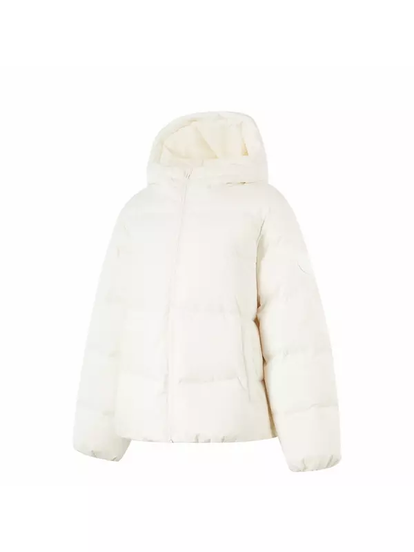 Пуховик LiNing Sports Life Collection женский, цвет слоновая кость