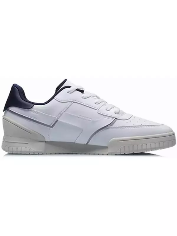 Скейтбординговые туфли мужские низкие белые/королевские синие Lining