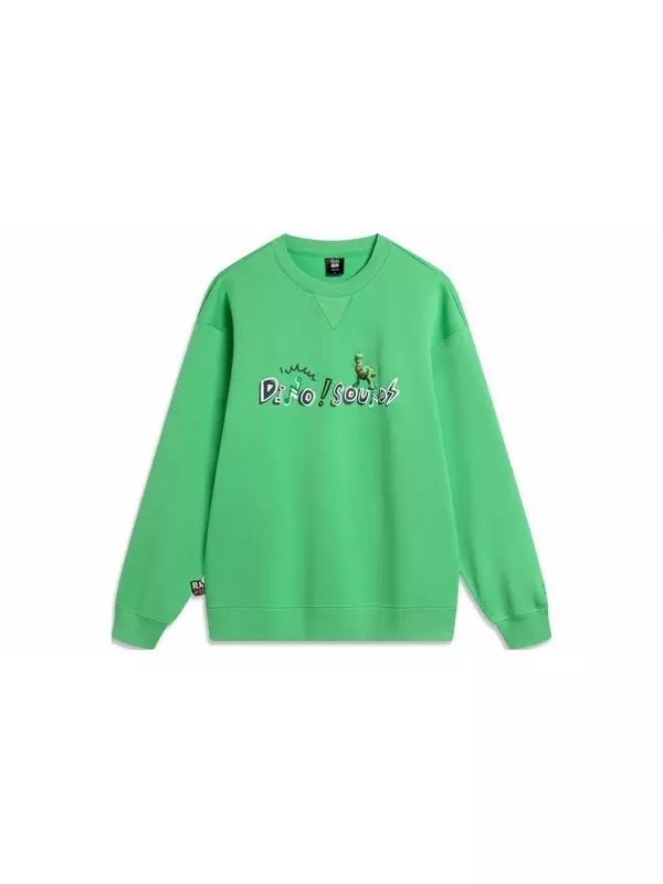 Свитшот Disney унисекс Uncharted зеленый Lining, зеленый