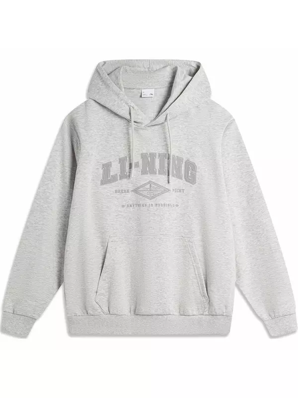 Толстовка LiNing Sports Life Collection мужская новая светло-смешанная желтая вересково-серая