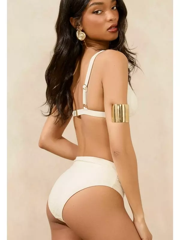 Плавки бикини MONO ANIMAL TRIM Lipsy, кремовый