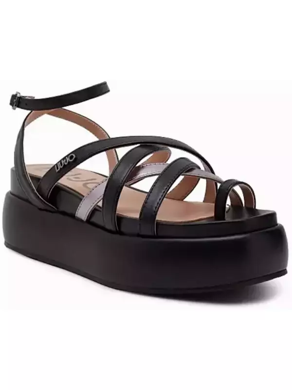 Босоножки Sommer 05 с добавлением кожи Liu Jo, черный